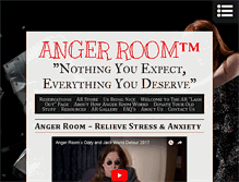 Tablet Screenshot of angerroom.com